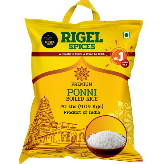 Ponni Premium Boiled Rice (20LB)