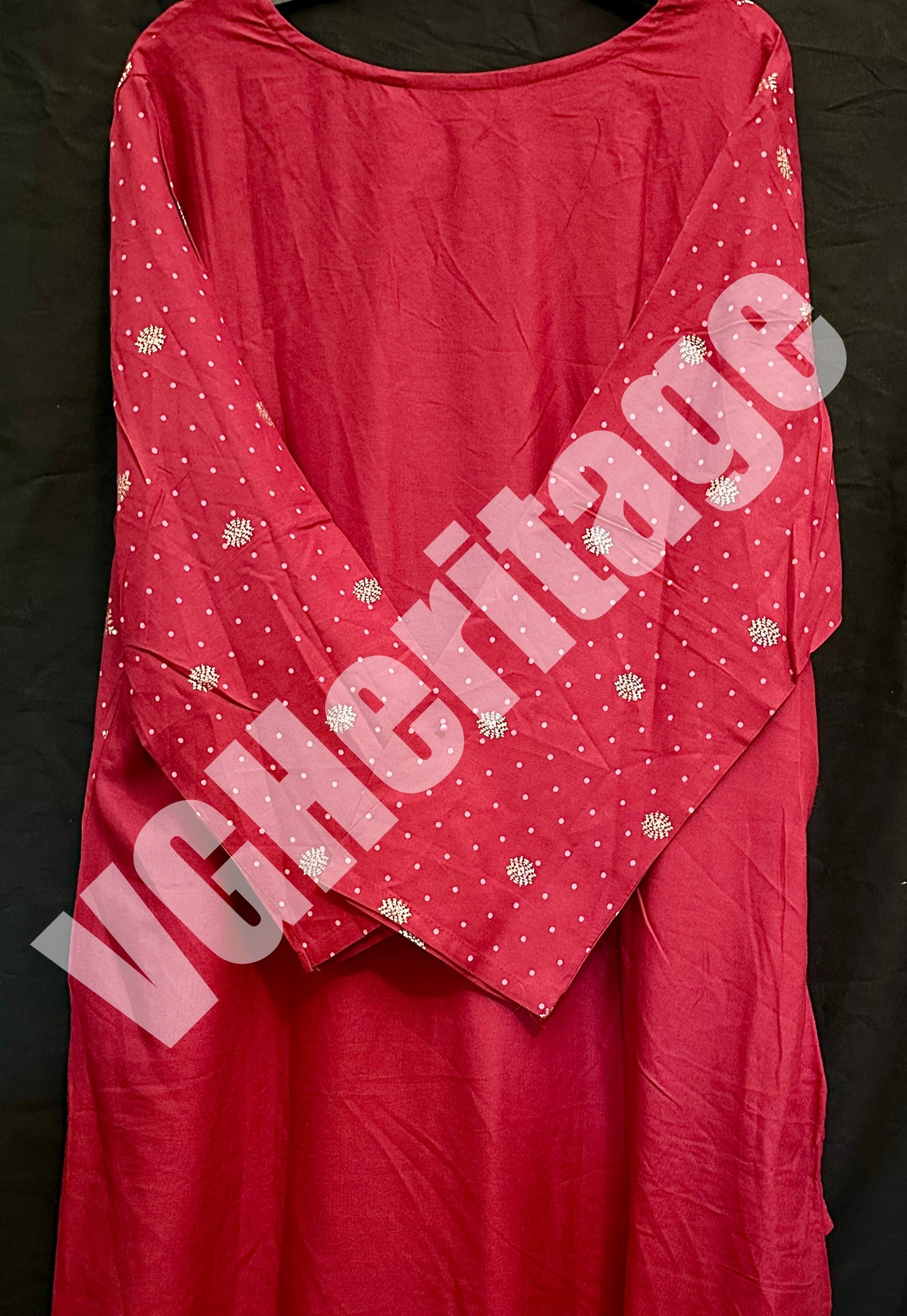 Maroon Cotton Kurti