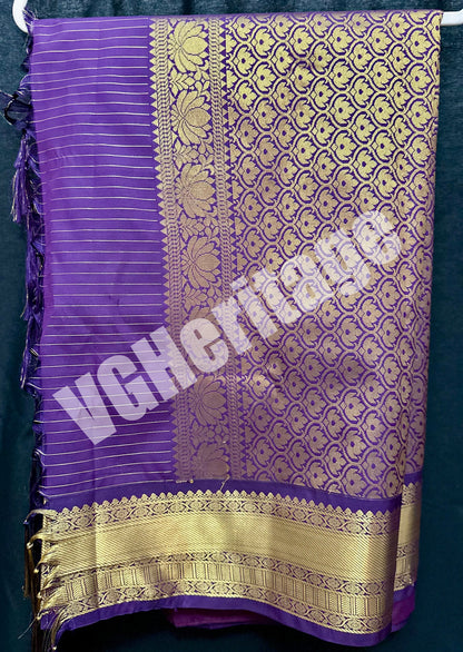 Kanchipuram Semi Silk Saree wtih Stitched Blouse