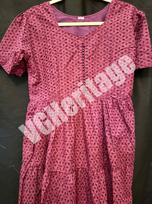 Schiffli Cotton Anarkali Gown